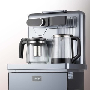 Winningstar Home-Use UK/EU Standard Tea Boiler with Double Glass <b>Kettle</b>, Automatic <b>Temperature</b> <b>Control</b>, Dual Frequency, Vertical - Product Image 3
