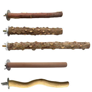 Heybo Modern stil toptan ahşap kuş kafesi aksesuarları papağan standı sopa üzüm topu Perching ev hayvanı ürünü oyuncak malzemeleri - Product Image 4