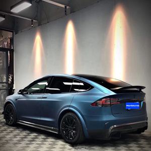 WRAPMASTER 1.52*17m Film protecteur de peinture bleu nuit métallique ultra mat pour voiture réparée - Product Image 3