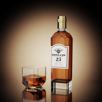 Boîte cadeau magnétique pliable en papier pour bouteille de whisky avec logo personnalisé, vodka, gin, tequila, rhum, spiritueux, brandy