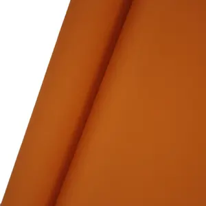 100% poliéster PU / PVC recubierto naranja bolsa al aire libre Material impermeable tienda equipaje tela 600D chaleco Oxford tela fabricación