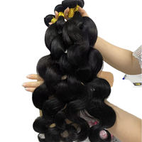 Extensions de cheveux humains naturels ondulés avec closure en dentelle 2x6, 4x4, 5x5 – Offres sur lots de mèches épaisses et douces