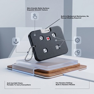 Portable Plastic Dice Press Board Game <b>Bar</b> Accessory Stress Relief Toy Mechanical Card Holder EDC Party Gift - Product Image 5