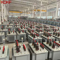 Transformateur de distribution triphasé à double enroulement série S13-M 115 kV 50/60 Hz avec changeur de dérivation hors circuit, immergé dans l'huile et étanche