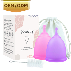 Coupelle menstruelle réutilisable en silicone <span class=keywords><strong>de</strong></span> qualité médicale à tige courte, adaptée aux cervix bas, personnalisable, pour femme, vente en gros - Product Image 2