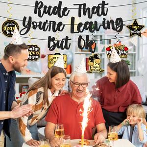 Letrero de Despedida con la Frase '¡RUDE QUE <span class=keywords><strong>TE</strong></span> VAS, PERO ESTÁ BIEN!' Decoraciones para Fiesta de Jubilación, Decoraciones para Fiesta de Despedida, Decoraciones para Fiesta de Despedida de Adiós - Product Image 2
