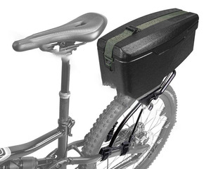 Hộp chở đồ xe đạp Epp đúc mới màu đen, giá để hành lý, hộp xe đạp, phụ kiện xe đạp Epp dành cho thể thao và giải trí - Product Image 1