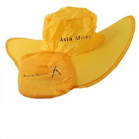 Chapeau pliable en Nylon et Polyester avec Logo personnalisé, bonnet de Cowboy impression, pochette pour le soleil