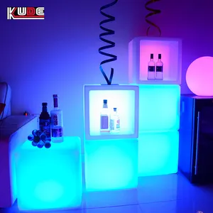 ชั้นวางไวน์เรืองแสง,ชั้นวางไวน์ไฟ LED ทรงกล่องน้ำแข็งถังใส่ไวน์เครื่องดื่มเบียร์เย็นแชมเปญสำหรับงานปาร์ตี้/บ้าน/บาร์