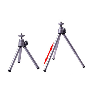 Aluminum Alloy Mini Tripod 2 Section Knob Lock For Mobile Phone Binoculars Fishing Selfies - Product Image 4