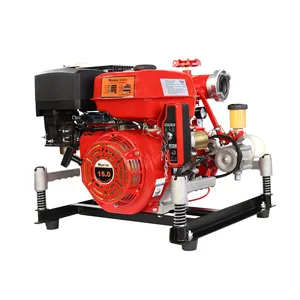 Top quality 15hp Lifan gasoline engine fire truck fire boat equipment portable fire fighting water pump
