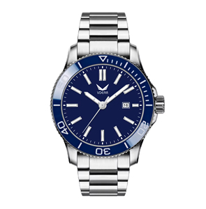 Montre de plongée pour homme 2021 de luxe avec bracelet en acier inoxydable doré, boîtier étanche - Product Image 4