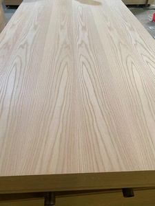 Panneau MDF en contreplaqué plaqué fantaisie en bois de chêne <span class=keywords><strong>rouge</strong></span> naturel pour murs/sols/meubles/armoires - Product Image 2