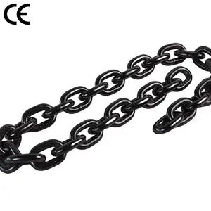 G80 Grau Preto 10mm 13mm Liga De Aço Cadeia de alta resistência Soldada lifting chain