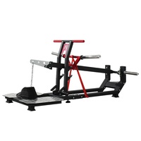 Machine de Squat à la Ceinture pour les Fessiers et les Hanches, Équipement de Gymnastique en Acier pour Étirements des Jambes