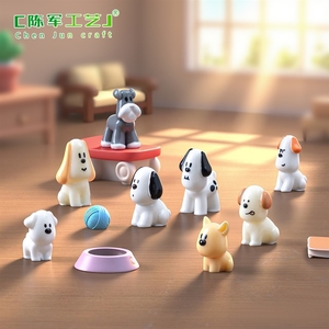 Nuevos productos transfronterizos de Weij: casa de muñecas con diseño de cachorro, accesorios decorativos para bricolaje, pequeño adorno de escritorio - Product Image 3