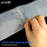 Bolsas de Embalaje Automáticas de Polietileno Transparente Perforadas en Rollo Continuo JIJID, Bolsas de Envío con Línea de Desgarre para Máquinas de Embalaje Automatizadas