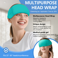 Gel de massage 360° pour la cryothérapie, soulagement efficace des migraines et des douleurs oculaires