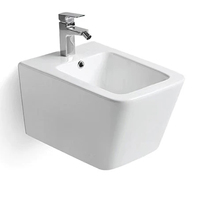 Ensemble WC suspendu intelligent en céramique, couleur mate, avec bidet intégré, pour cuisine et salle de bain, style métro, sanitaires urbains