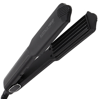 Catokan Rambut Komex dengan Jepit Rambut, Lampu LED Fashion, Saklar On/Off, Pelurus Rambut Tourmaline