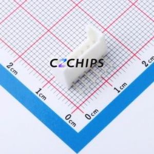 HC-HY2.0-6AW-TW Wire-to-Board Pin Header Bent Lead Through Hole,P=2mm Connector 1x6P 2mm Right Angle Insert HY - Product Image 1