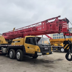 Grúa móvil SANY STC550T5 usada de 55 toneladas con pluma de 46 m, brazo auxiliar de 16 m, motor Weichai, grúa hidráulica sobre camión en venta - Product Image 4