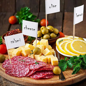 Fabricant d'étiquettes de cure-dents Marqueurs de fromage Étiquettes alimentaires Machine de fabrication d'étiquettes de fromage Buffet de fête - Product Image 2