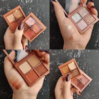 Palette de fards à paupières végétaliens hautement pigmentés de luxe 2026 – Vente en gros de palettes de fards à paupières élégantes de haute qualité sans talc – Quad de fards à paupières