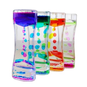 Coloré liquide mouvement barboteur minuterie jouet calme relaxant autisme sablier barboteur minuterie décoration - Product Image 2