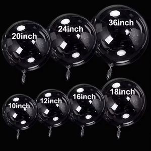 Bobo ลูกโป่งฟองใสสำหรับบรรจุไฟ LED สำหรับวันเกิดงานแต่งงานฝักบัวอาบน้ำทารกกลางแจ้งตกแต่งงานปาร์ตี้ - Product Image 6