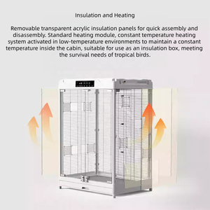 USMILEPET Smart per animali domestici Smart gabbia per uccelli gabbia per pappagalli circolazione camera a temperatura controllata con App controllata per gabbia per uccelli - Product Image 4