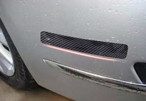 Universel en <span class=keywords><strong>caoutchouc</strong></span> PVC souple avec motif en fibre de carbone <span class=keywords><strong>protection</strong></span> et bandes de décoration pour des voitures - Product Image 4