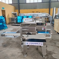 Machine à trancher la viande automatique, tranches efficaces et uniformes pour la transformation alimentaire