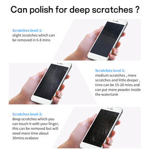 Jiutu Mini Một Trạm Tự Động Điện Thoại Di Động Phía Trước Glass Scratch Sửa Chữa Điện Thoại Đánh Bóng Đầu Máy - Product Image 4