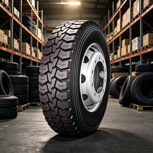 Pneu de camion lourd de qualité supérieure, neuf, fabriqué en Chine, 12R22.5-18PR R310 TBR, sans chambre à air, pour camions, extrêmement résistant à l'usure - Product Image 1