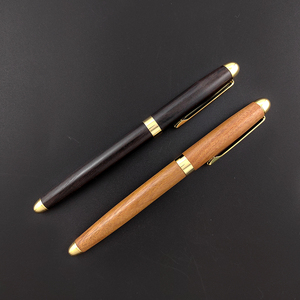 Classique bằng gỗ Brass bút Hommage một W. A. MOZART gỗ đàn hương Kim Loại Cơ chế vàng gỗ Bút - Product Image 6