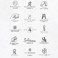 Logo promotionnel, design personnalisé, logo graphique professionnel clignotant, service de conception de logo
