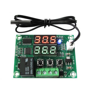 Controlador de temperatura del termostato de pantalla <span class=keywords><strong>digital</strong></span> LED dual DC12V Módulo de sensor NTC - Product Image 2