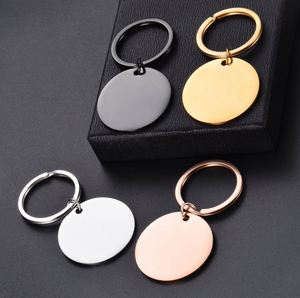 Supplier Round Stainless Steel Keychain Engravable Name Photo <b>Key</b> <b>Ring</b>, Birthday & Holiday Gift for Family, Friends & Pet Owners - Product Image 4
