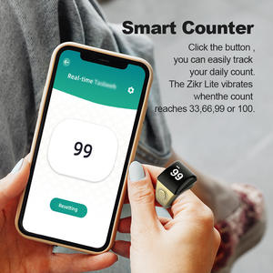 Anillo inteligente Equantu QB702 Pro Zikr con contador Tasbih, pantalla OLED, sincronización Bluetooth, herramienta de oración, regalo islámico, anillo Tasbeeh. - Product Image 5