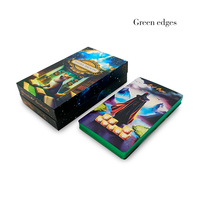 Cartes Oracle de Tarot personnalisées exquises Impression haute définition Matériau en papier de boîte à rabat élégant pour un usage familial