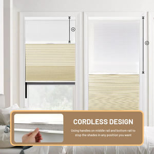 ظلال ستائر آلية مزدوجة التعتيم الخلوي والنهار والليل - Product Image 5