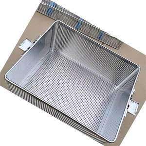 Cestello di Sterilizzazione in Rete Metallica di Acciaio Inossidabile 304 316 per <span class=keywords><strong>Autoclave</strong></span> Medica - Product Image 5