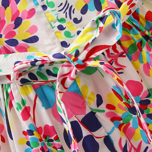 2020 3 años Niño bebé niñas loto hoja <span class=keywords><strong>collar</strong></span> punto volantes vestido nacido niños pequeños sin mangas casual ropa para niños - Product Image 2