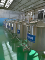 Cuve de Fermentation Industrielle en Acier Inoxydable 304/316L, Bioréacteur à Double Enveloppe pour la Production Alimentaire et de Boissons, Acier Inoxydable Sanitaire