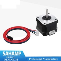 Pasokan Pabrik RTS NEMA 17 Motor Stepper 4 Fasa 12V DC Murah 42x42x30 mm Motor Stepper (42SHD0681-15)