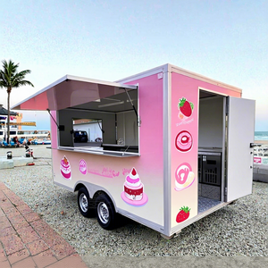 Remolque de Comida Personalizado de Fibra de Vidrio para Venta de Helados, Comida Rápida y Snacks - Larga Vida Útil - Product Image 1