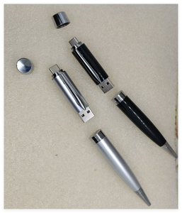 Mới Sáng Tạo Quà Tặng Công Ty Đa Chức Năng Loại C 2 Trong 1 Bóng Bút Với Mini Kim Loại USB Flash Drive 1GB 2GB 4GB 8GB 16GB 32GB - Product Image 3