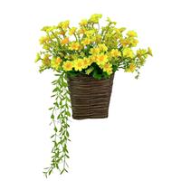 Keranjang Bunga Daisy Buatan Tangan Klasik Lintas Negara, Tahan Lama, Ramah Lingkungan, Dapat Digunakan Kembali, Dapat Didaur Ulang, Realistis