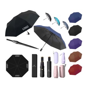 Promotion <span class=keywords><strong>Parapluie</strong></span> Pliant Manuel Personnalisé Haute Qualité avec Logo, Extérieur Imperméable, Coupe-Vent et Anti-UV - Product Image 1